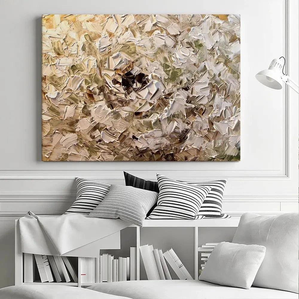 Palette Knife Petals Canvas Print Palette Knife Petals Canvas Print wall art product Osnat Tzadok