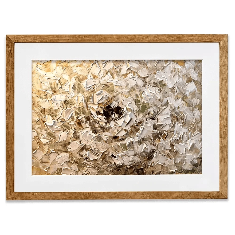 Palette Knife Petals Framed Art Print Palette Knife Petals Framed Art Print wall art product Osnat Tzadok