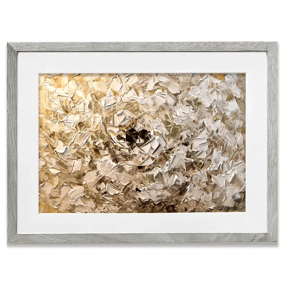 Palette Knife Petals Framed Art Print Palette Knife Petals Framed Art Print wall art product Osnat Tzadok