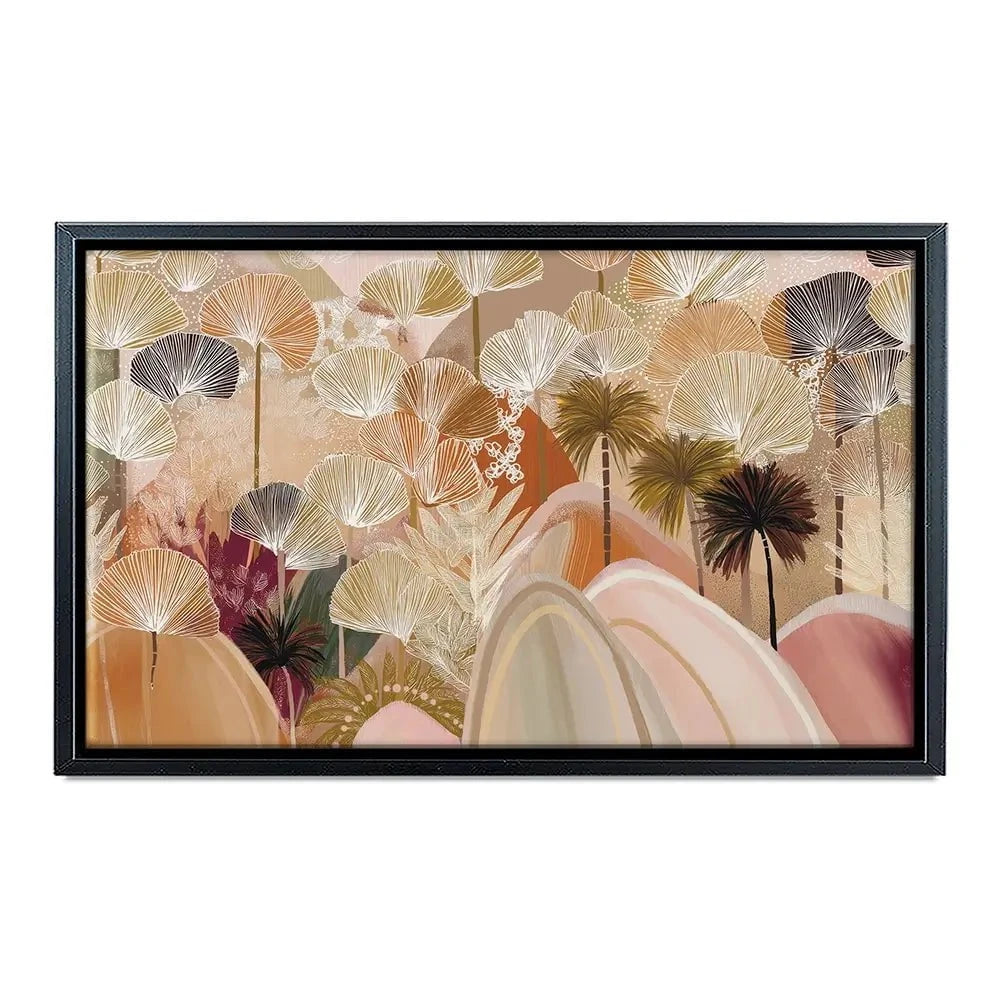 Palms And Poetry Canvas Print Palms And Poetry Canvas Print wall art product Isabella Karolewicz