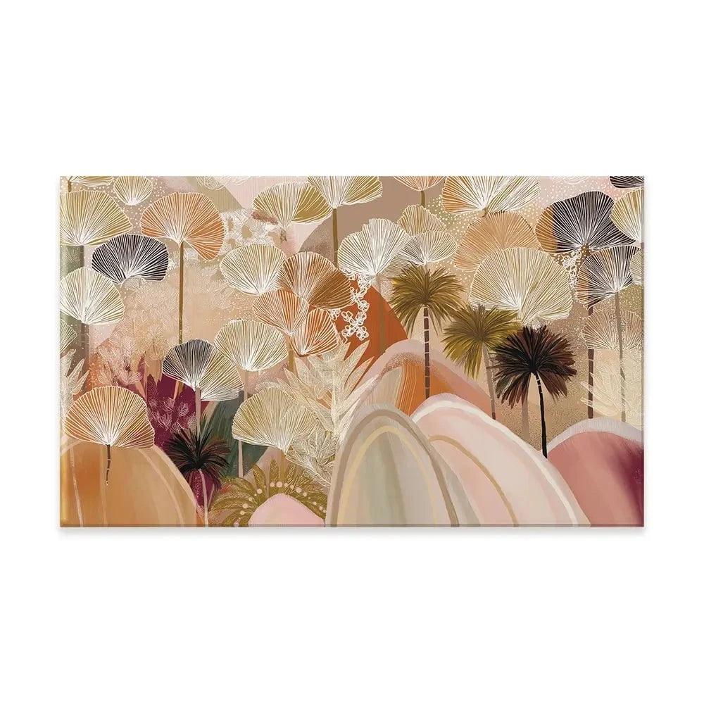 Palms And Poetry Canvas Print Palms And Poetry Canvas Print wall art product Isabella Karolewicz