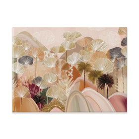 Palms And Poetry Canvas Print Palms And Poetry Canvas Print wall art product Isabella Karolewicz