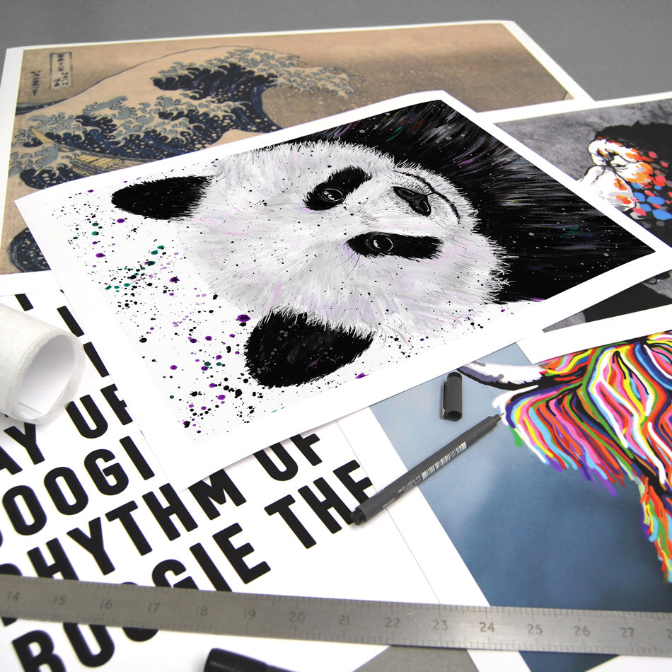 Panda Henry Art Print Panda Henry Art Print wall art product Emma LC Art