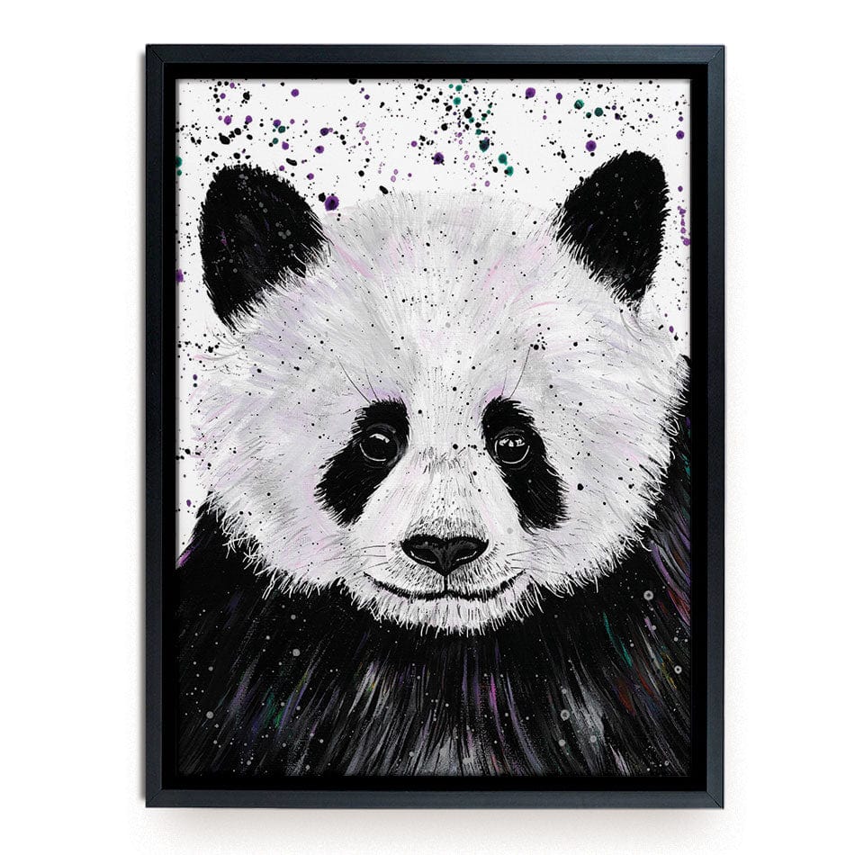 Panda Henry Canvas Print wall art product Emma LC Art
