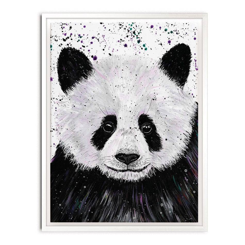 Panda Henry Canvas Print wall art product Emma LC Art