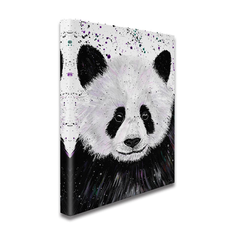 Panda Henry Canvas Print wall art product Emma LC Art