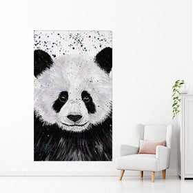 Panda Henry Canvas Print wall art product Emma LC Art