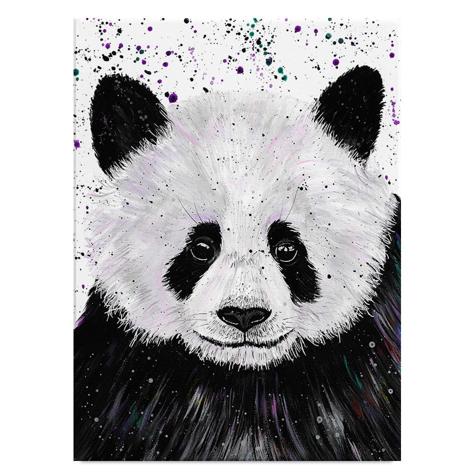 Panda Henry Canvas Print wall art product Emma LC Art