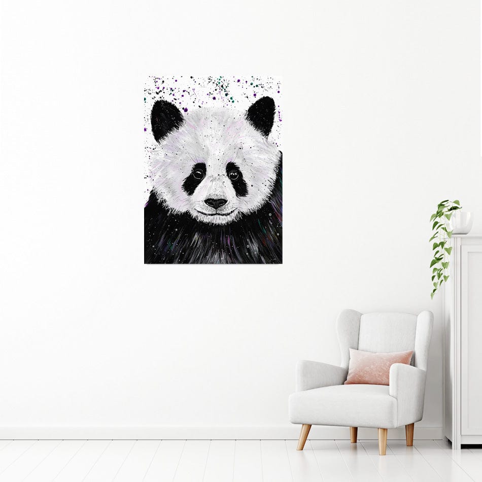 Panda Henry Canvas Print wall art product / Shutterstock