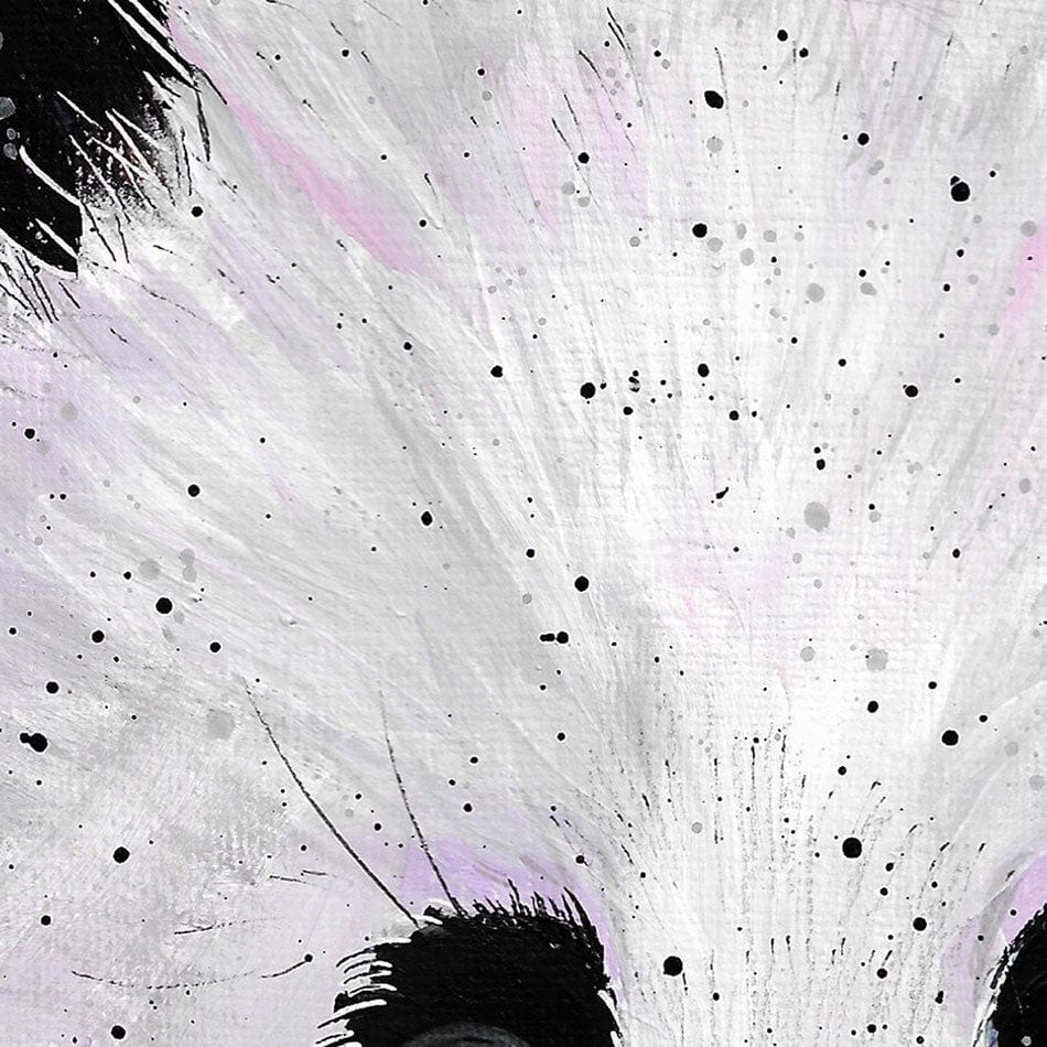 Panda Henry Canvas Print wall art product Emma LC Art