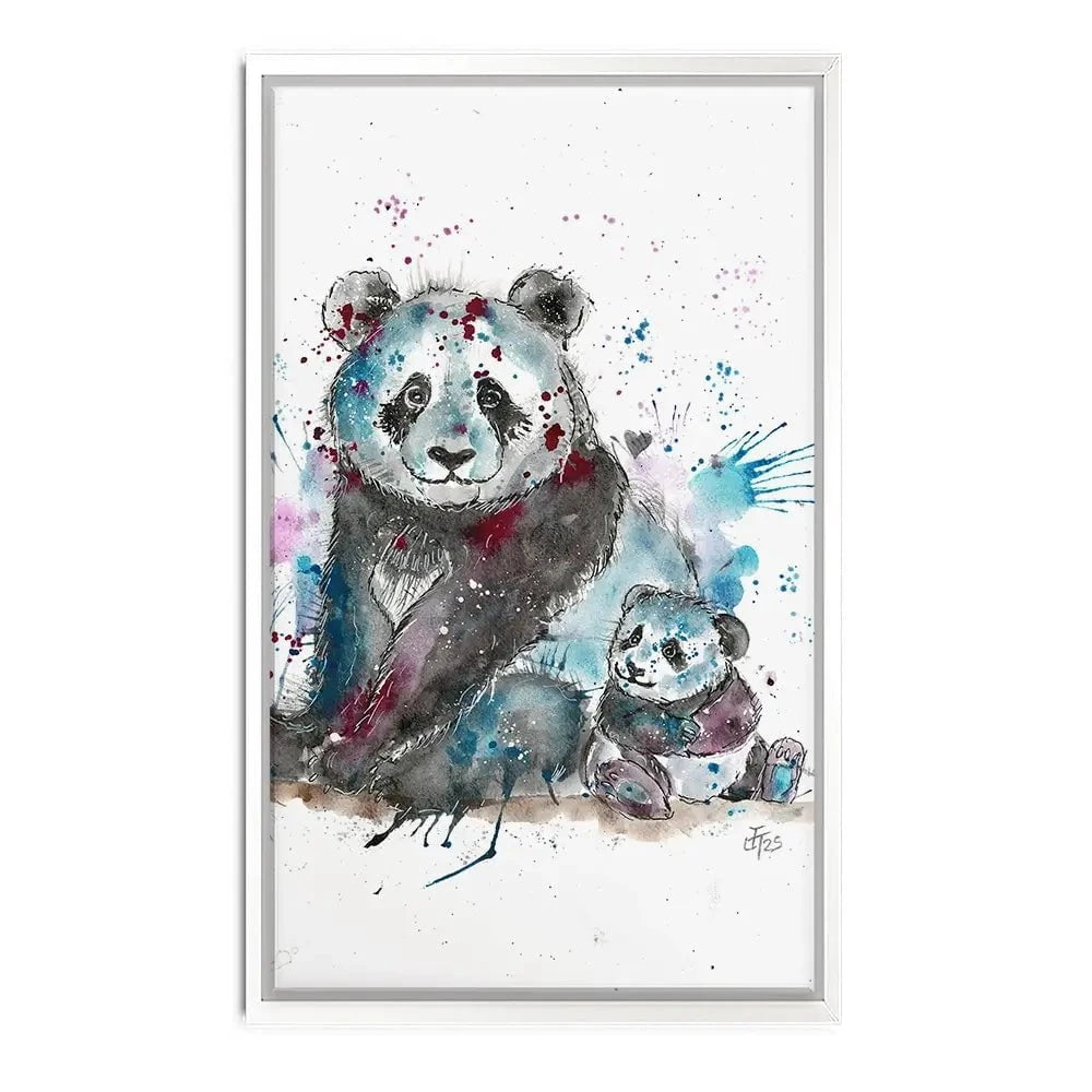 Panda Mama Canvas Print Panda Mama Canvas Print wall art product Jamie Taylor