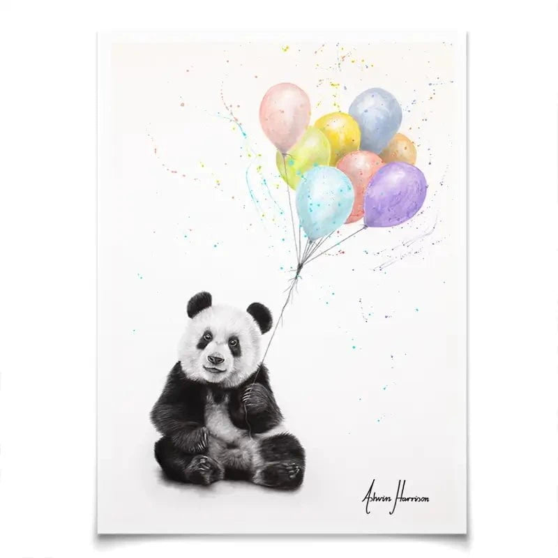 Panda Party Art Print Panda Party Art Print wall art product Ashvin Harrison