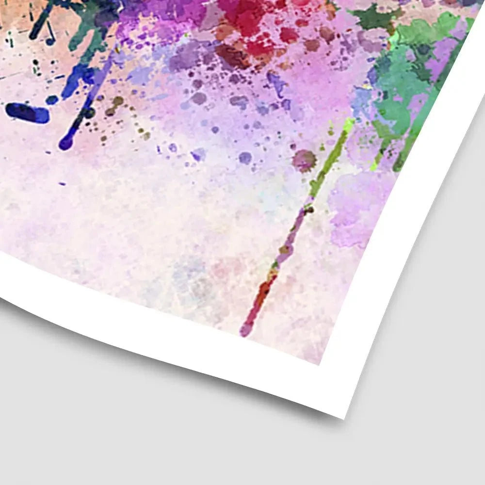 Paris Skyline Art Print Paris Skyline Art Print wall art product Cristina Romero Palma / Shutterstock