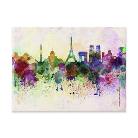 Paris Skyline Canvas Print Paris Skyline Canvas Print wall art product Cristina Romero Palma / Shutterstock