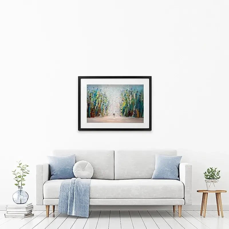Park Stroll Framed Art Print Park Stroll Framed Art Print wall art product Ekaterina Ermilkina
