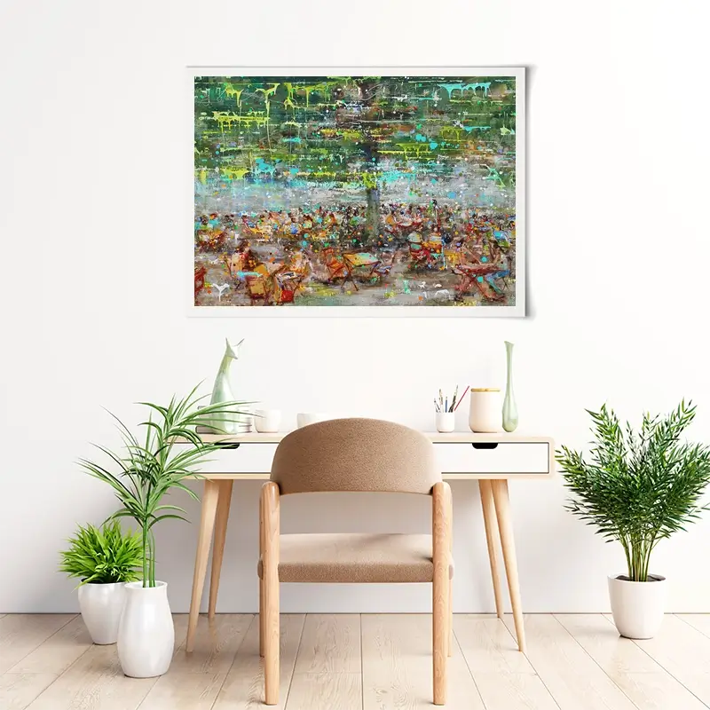 Park Terras Art Print Park Terras Art Print wall art product Studio Paint-Ing