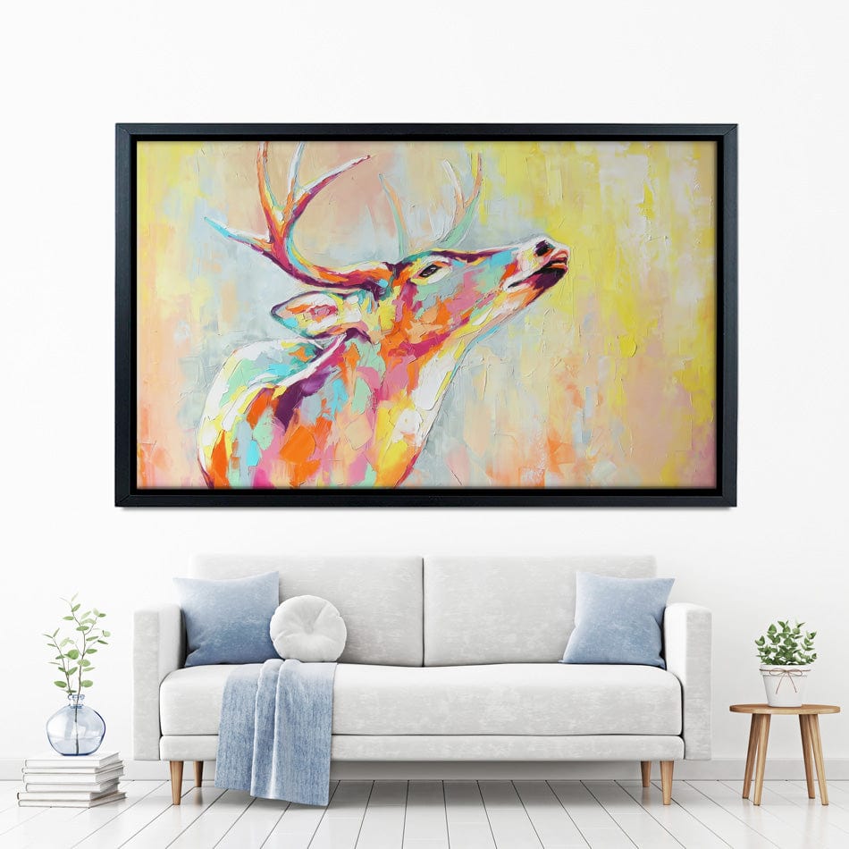 Pastel Deer Canvas Print wall art product Mari Dein / Shutterstock