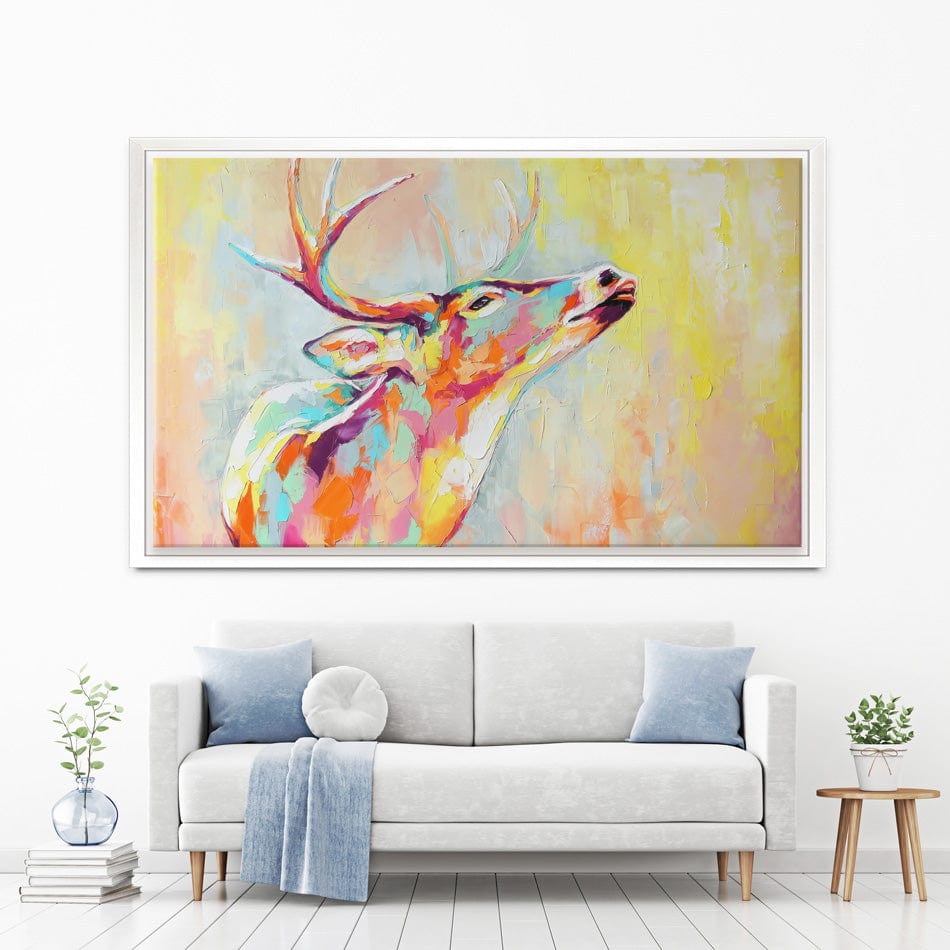 Pastel Deer Canvas Print wall art product Mari Dein / Shutterstock