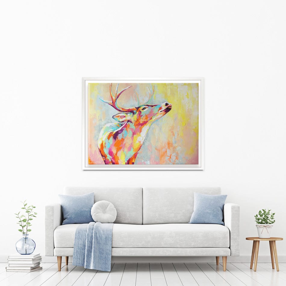 Pastel Deer Canvas Print wall art product Mari Dein / Shutterstock