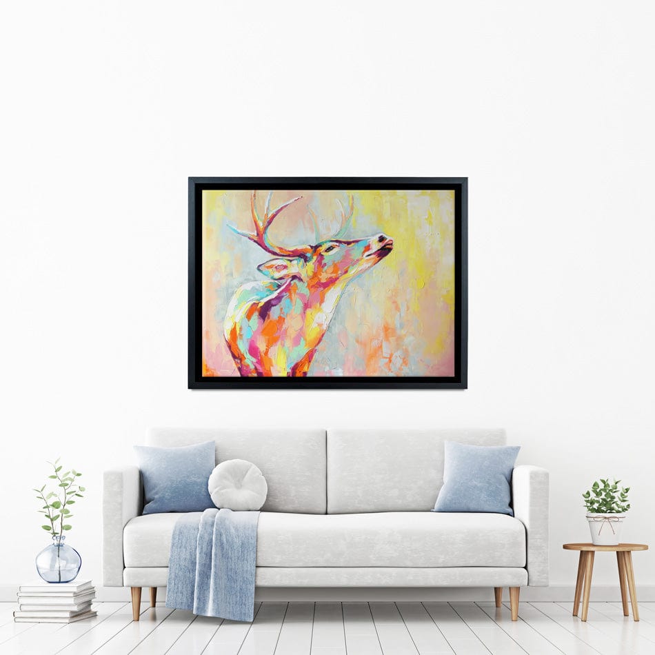 Pastel Deer Canvas Print wall art product Mari Dein / Shutterstock