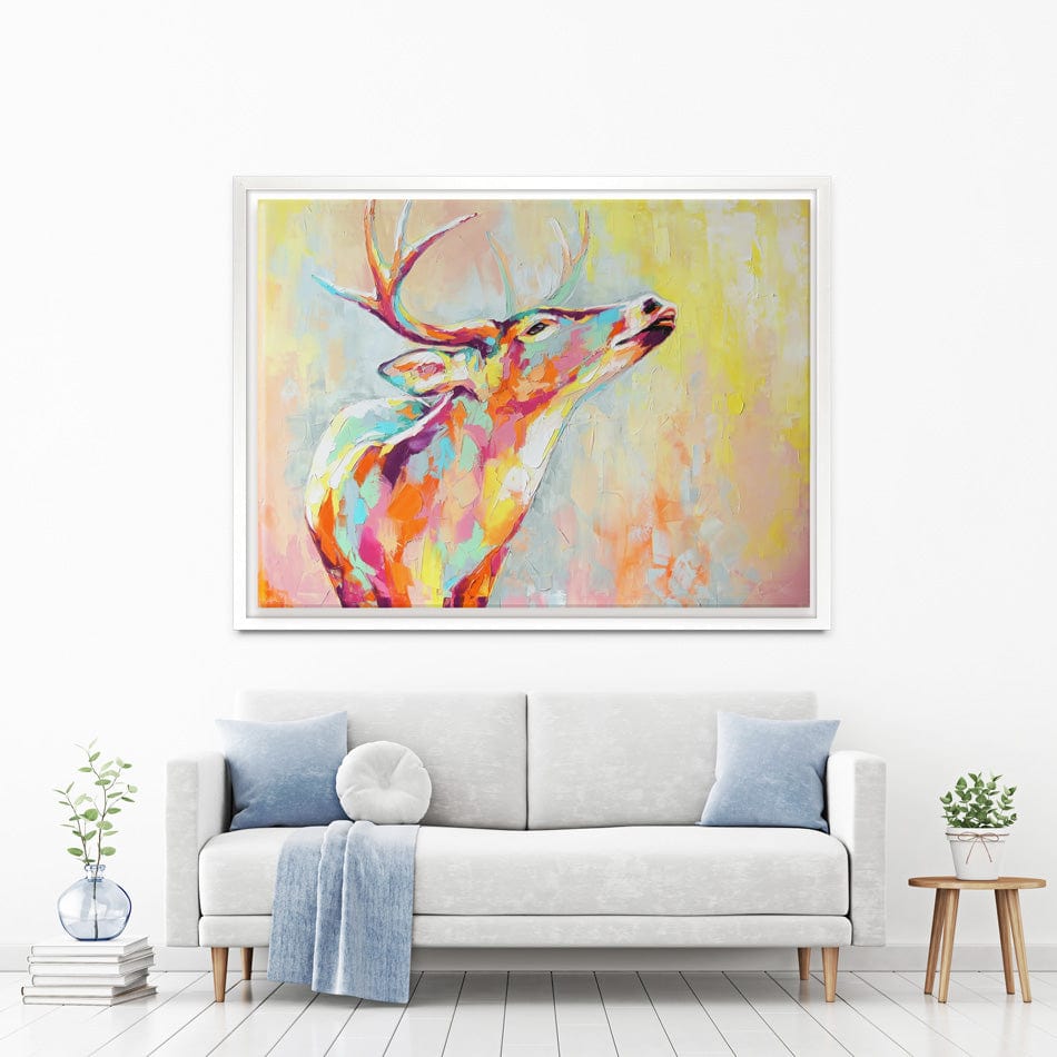 Pastel Deer Canvas Print wall art product Mari Dein / Shutterstock