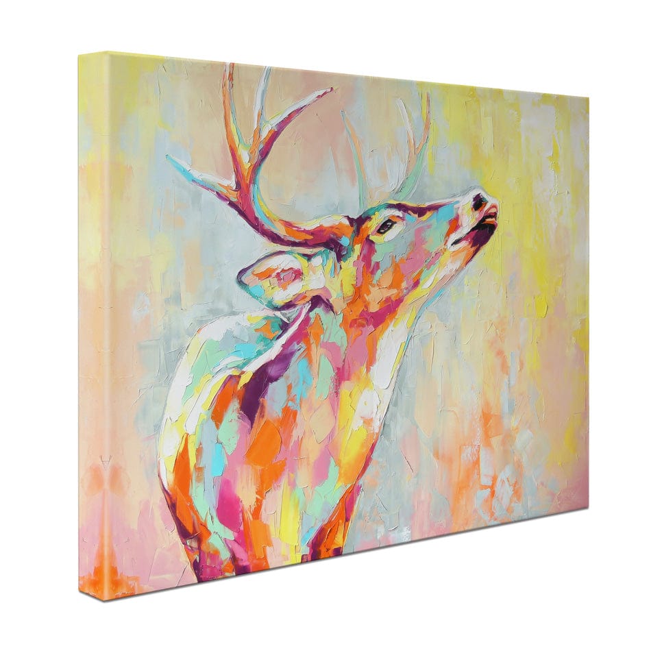 Pastel Deer Canvas Print wall art product Mari Dein / Shutterstock