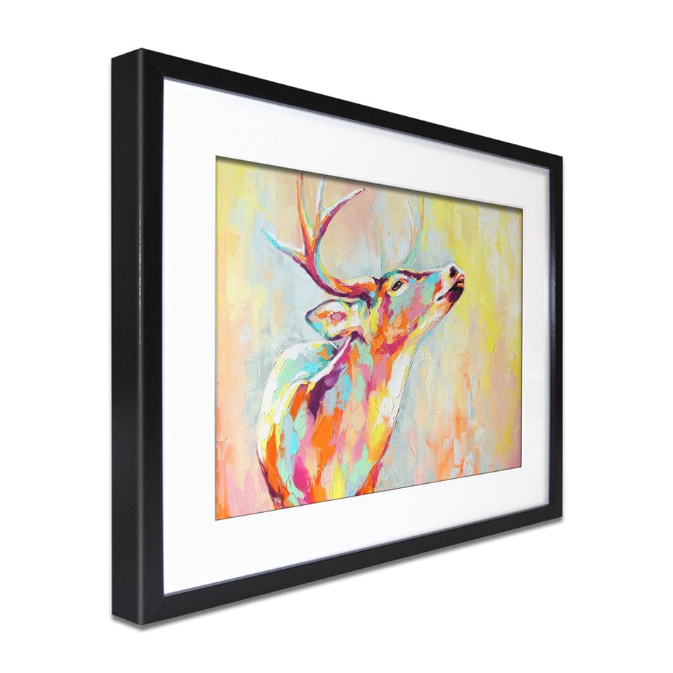 Pastel Deer Framed Art Print wall art product Mari Dein / Shutterstock