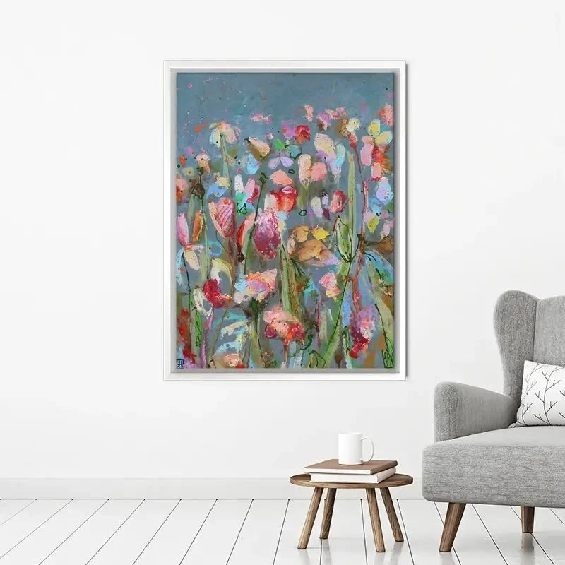 Pastel Flowers Canvas Print Pastel Flowers Canvas Print wall art product Studio Paint-Ing