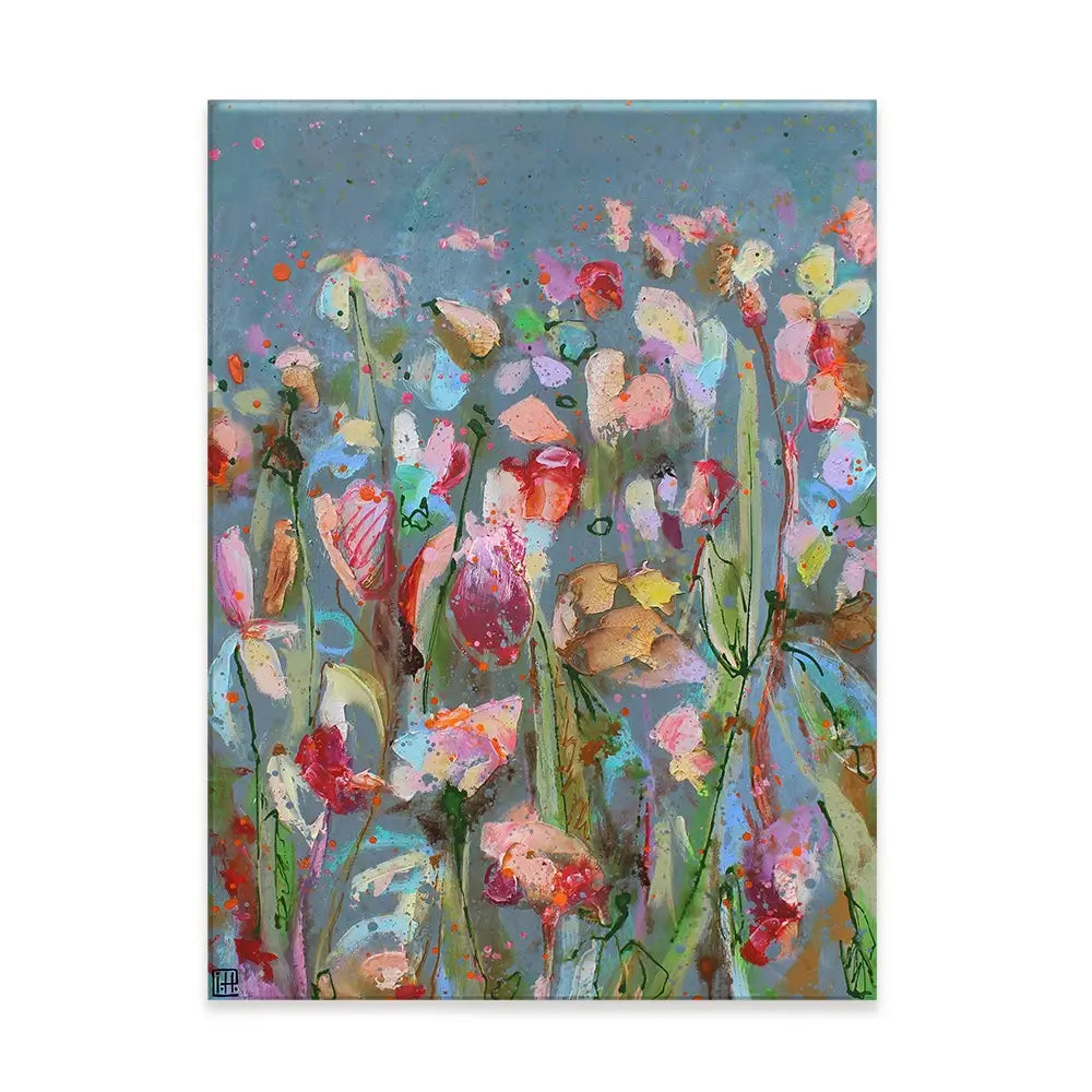 Pastel Flowers Canvas Print Pastel Flowers Canvas Print wall art product Studio Paint-Ing