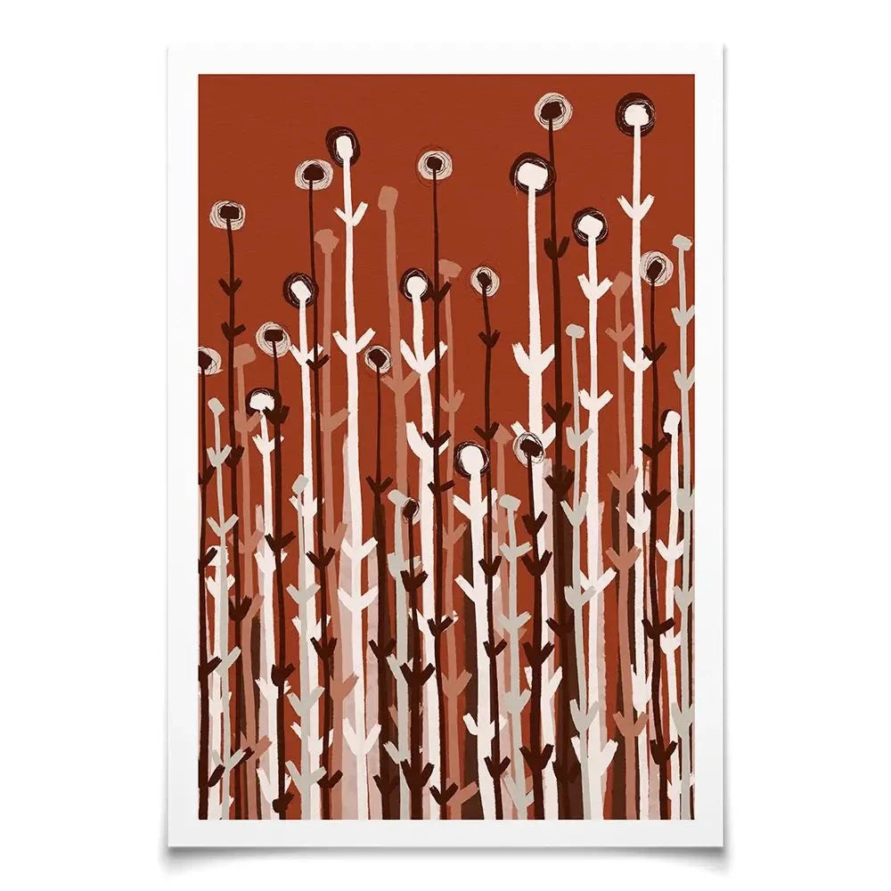 Pastel Plants Art Print Pastel Plants Art Print wall art product Treechild