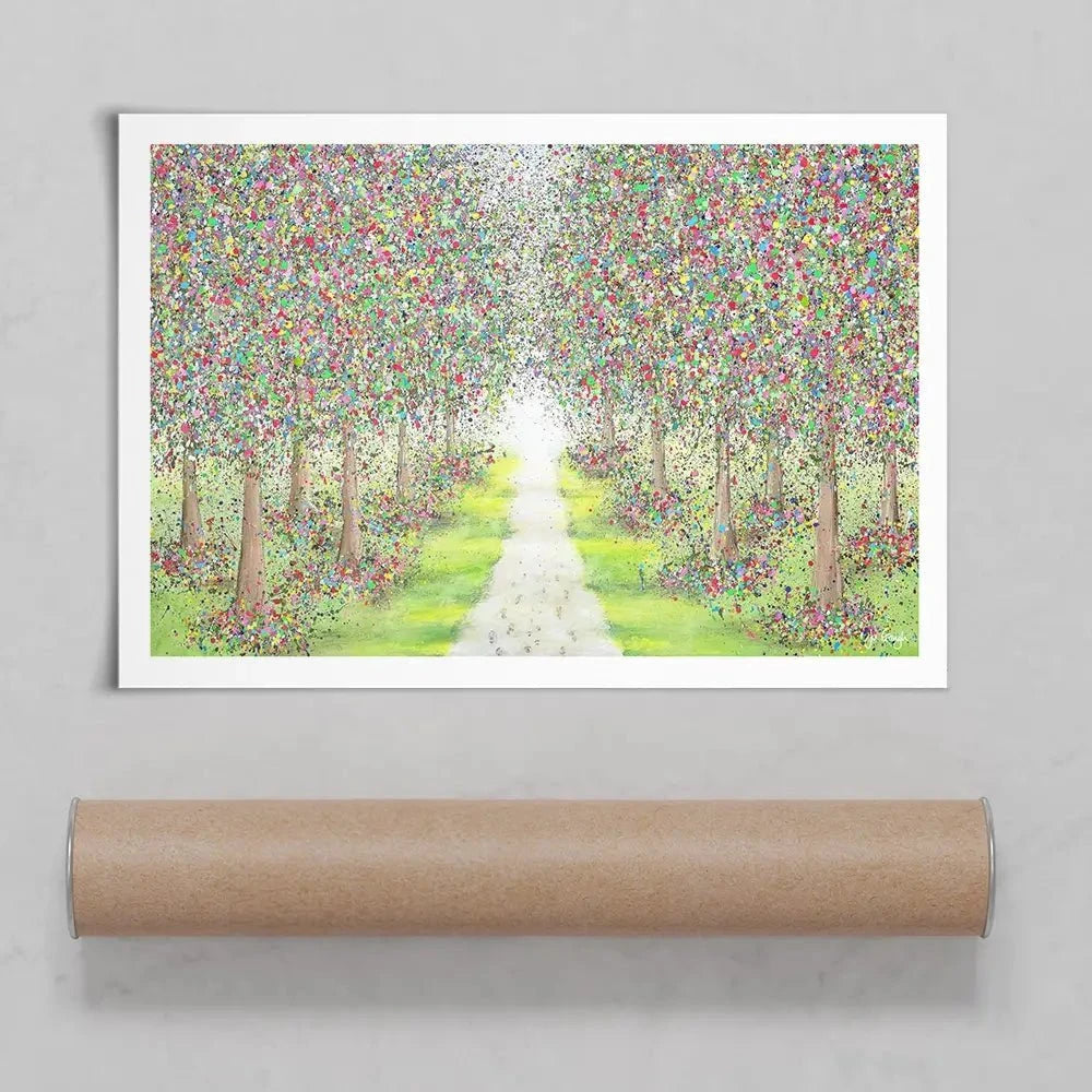 Pathway To Happiness Art Print Pathway To Happiness Art Print wall art product Jo Gough