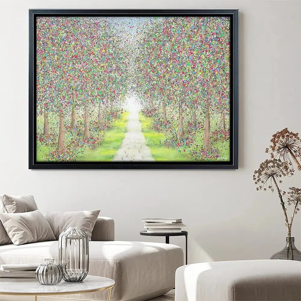 Pathway To Happiness Canvas Print Pathway To Happiness Canvas Print wall art product Jo Gough