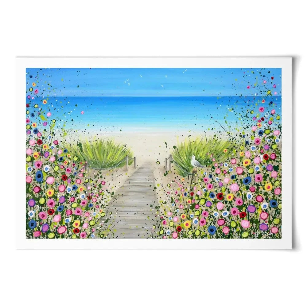 Pathway To Paradise Art Print Pathway To Paradise Art Print wall art product Jo Gough