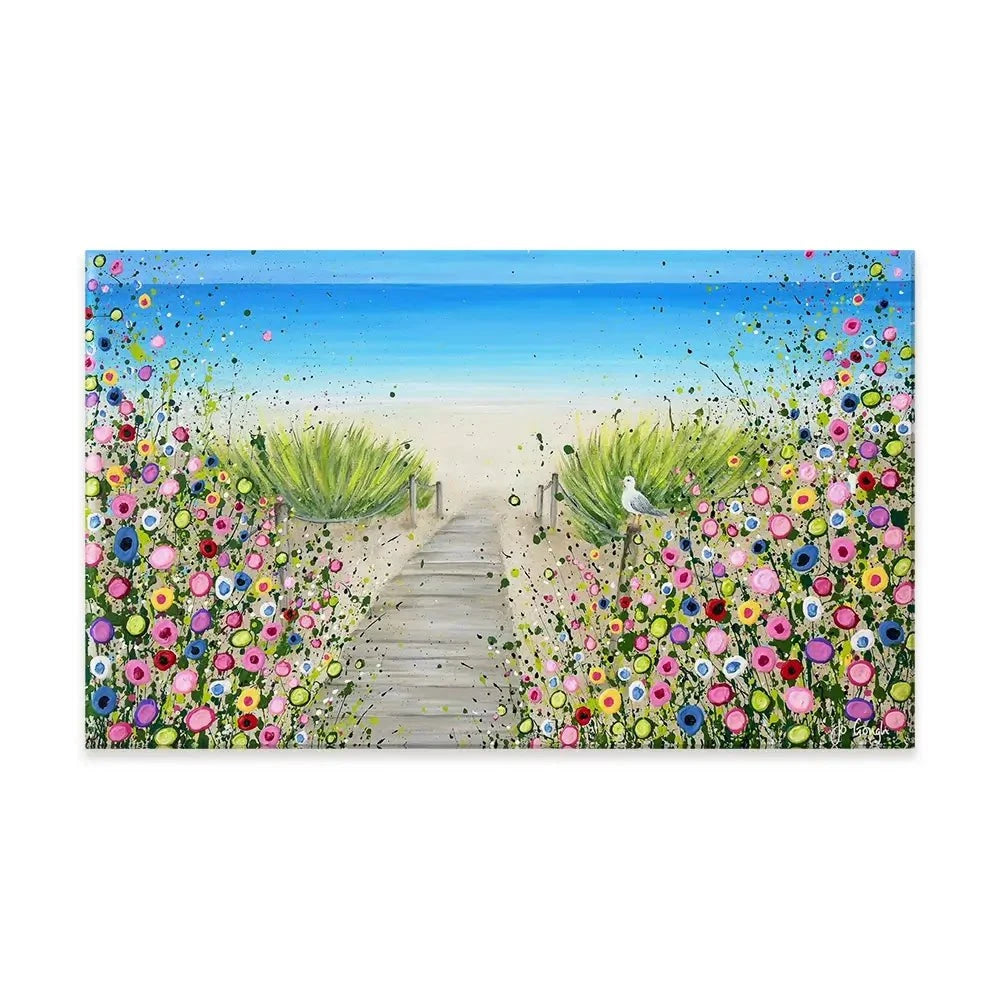 Pathway To Paradise Canvas Print Pathway To Paradise Canvas Print wall art product Jo Gough