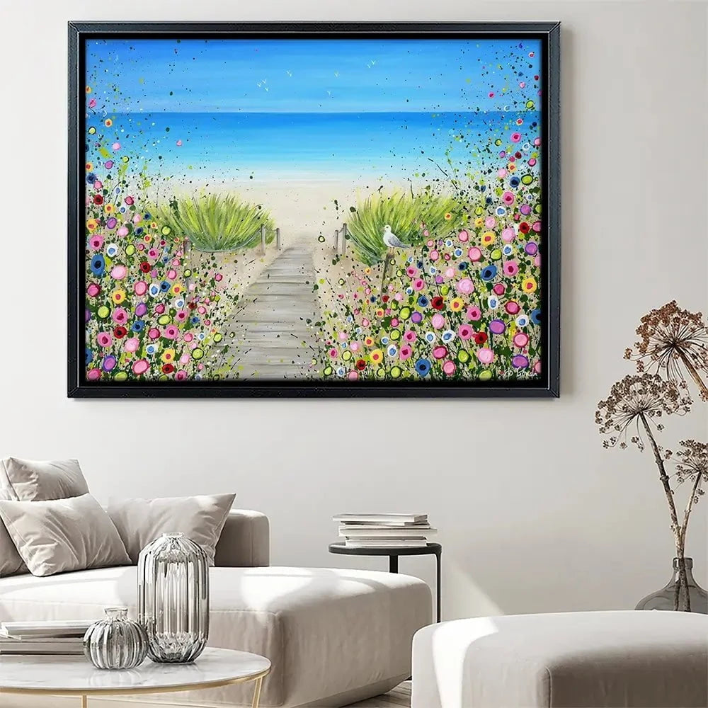 Pathway To Paradise Canvas Print Pathway To Paradise Canvas Print wall art product Jo Gough