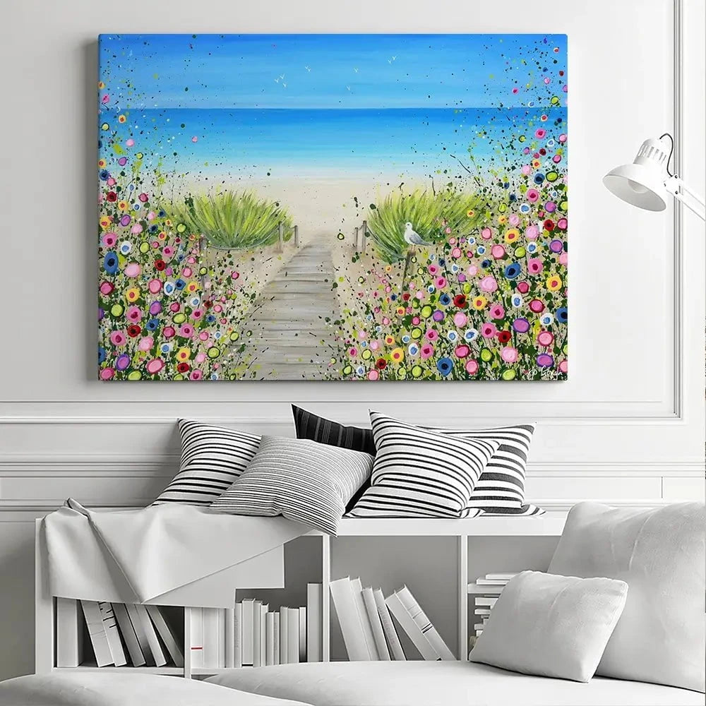 Pathway To Paradise Canvas Print Pathway To Paradise Canvas Print wall art product Jo Gough