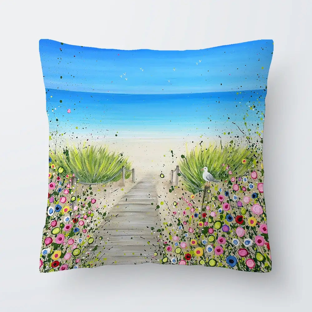 Pathway To Paradise Cushion Pathway To Paradise Cushion wall art product Jo Gough