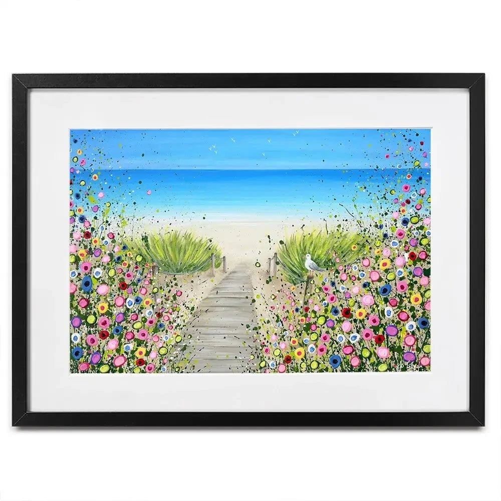 Pathway To Paradise Framed Art Print Pathway To Paradise Framed Art Print wall art product Jo Gough