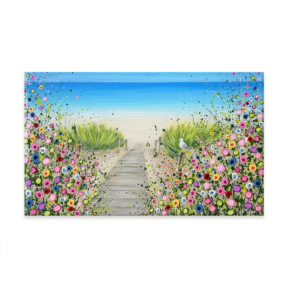 Pathway To Paradise Oversized Canvas Print Pathway To Paradise Oversized Canvas Print wall art product Jo Gough
