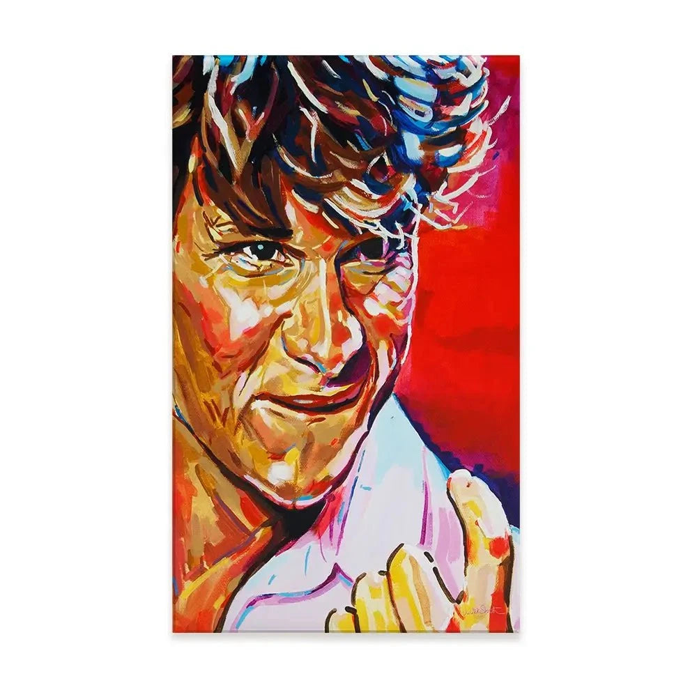 Patrick Swayze Canvas Print Patrick Swayze Canvas Print wall art product Juliet Stockton