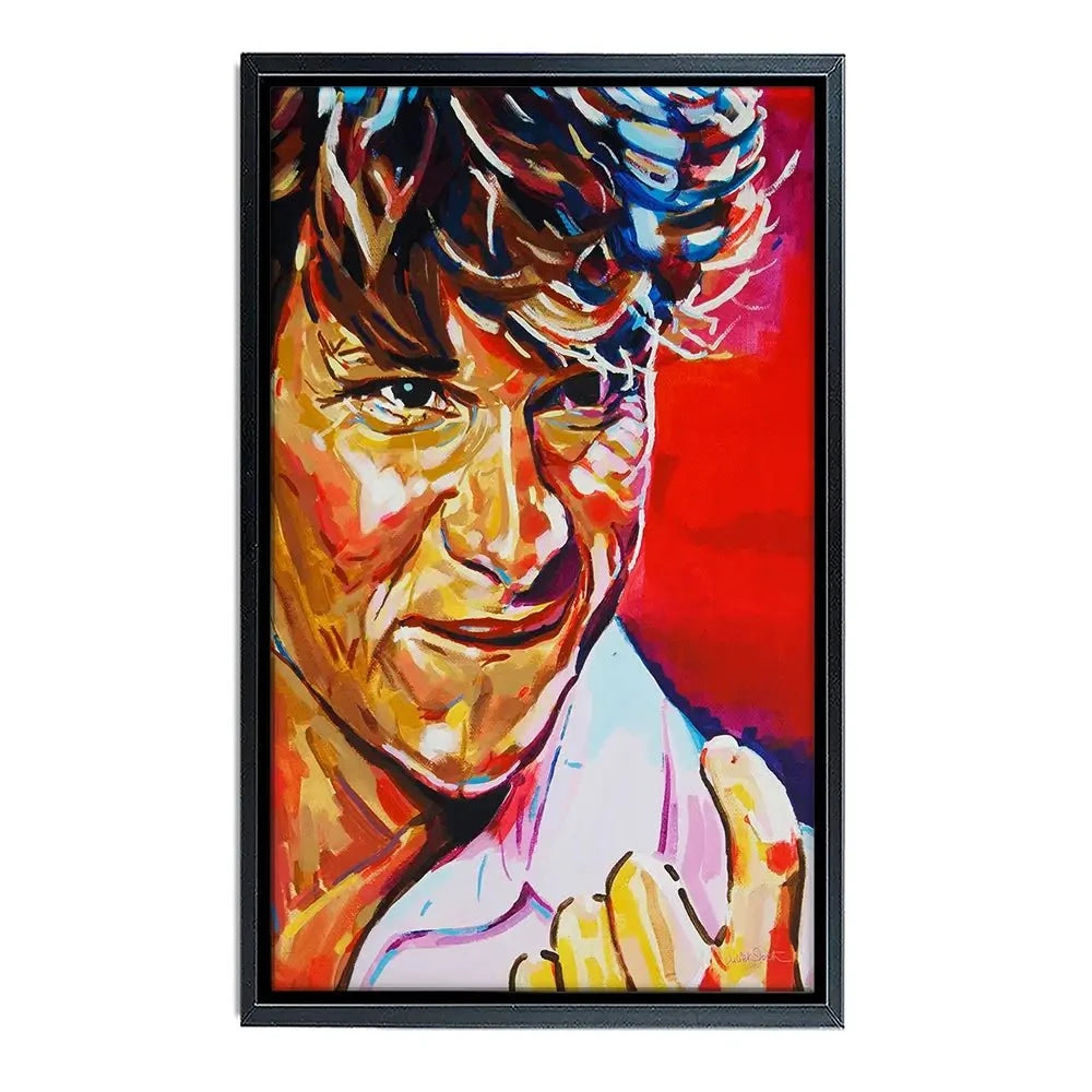 Patrick Swayze Canvas Print Patrick Swayze Canvas Print wall art product Juliet Stockton