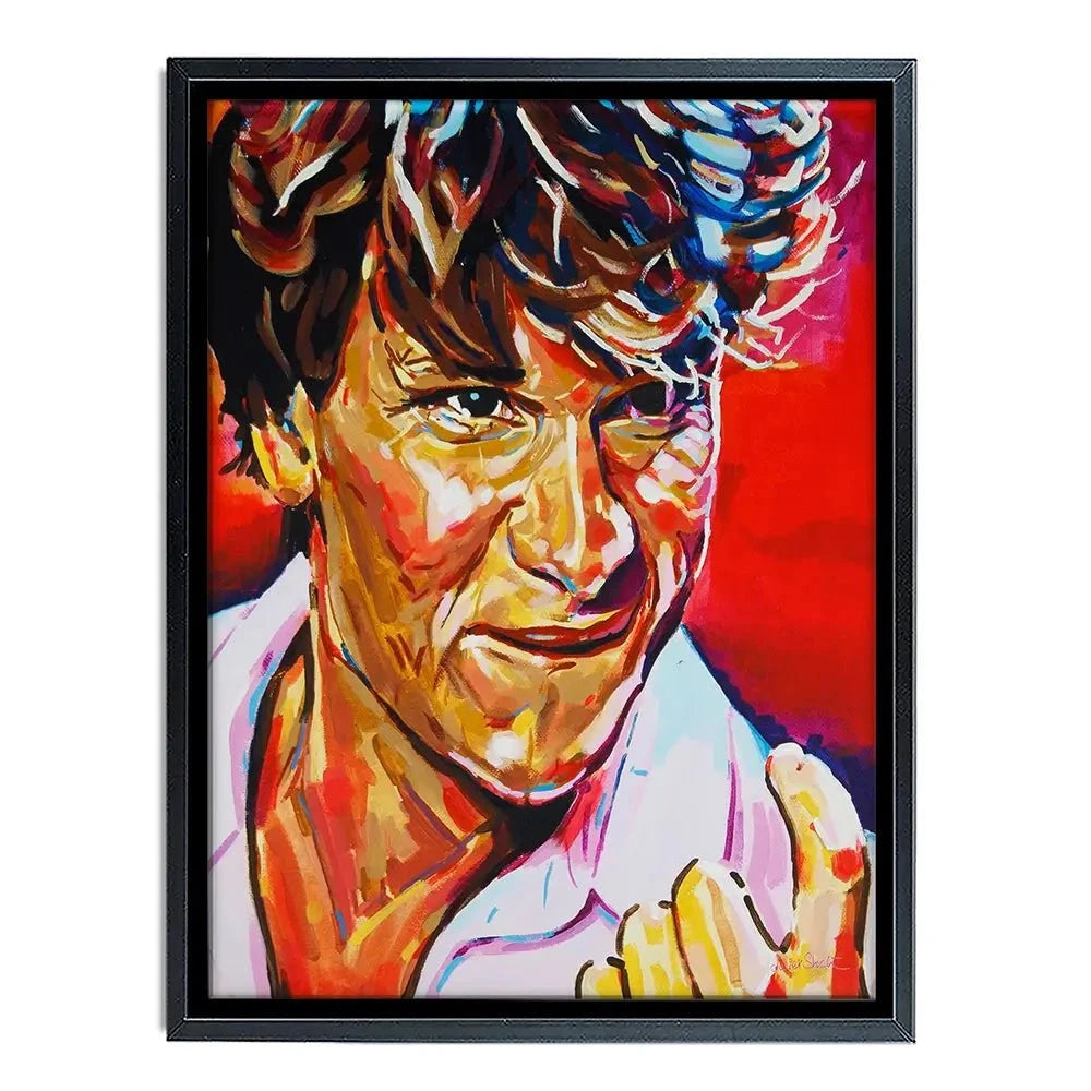 Patrick Swayze Canvas Print Patrick Swayze Canvas Print wall art product Juliet Stockton