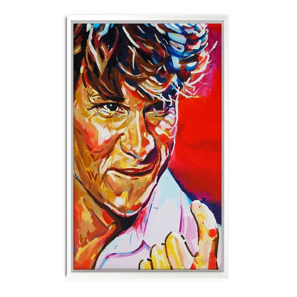 Patrick Swayze Canvas Print Patrick Swayze Canvas Print wall art product Juliet Stockton