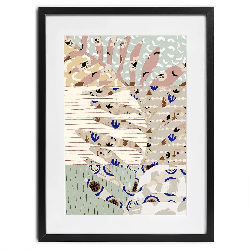 Pattern Play Leaf Framed Art Print Pattern Play Leaf Framed Art Print wall art product Treechild