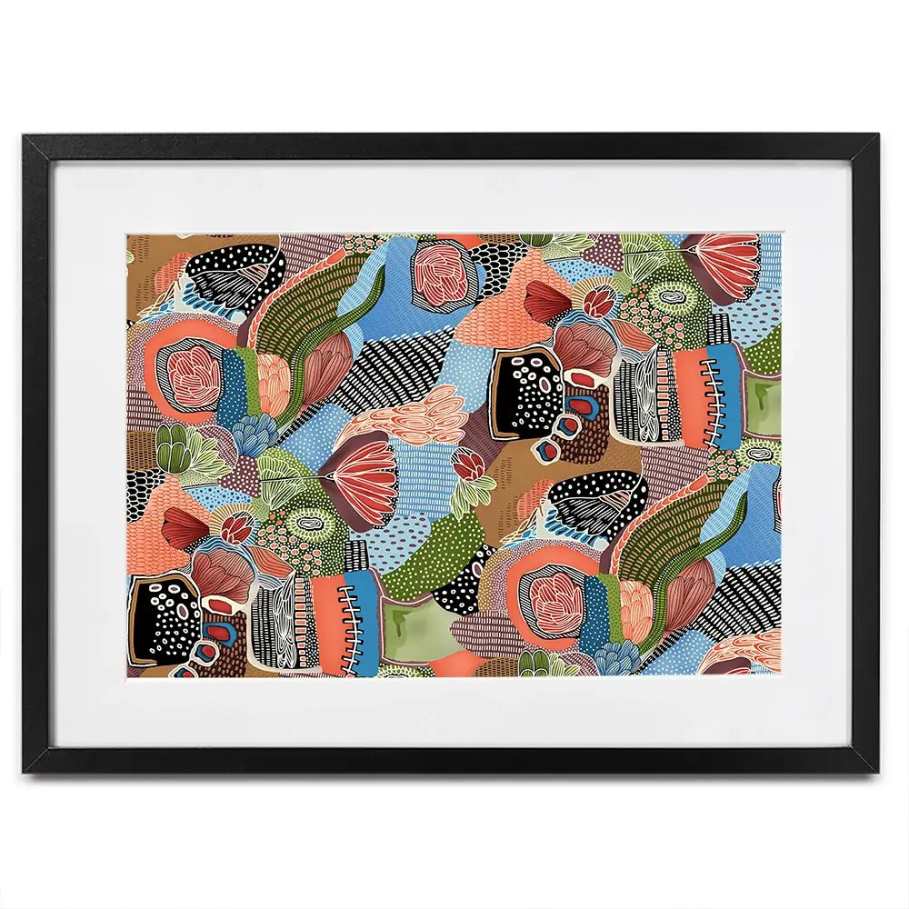 Patterns Framed Art Print Patterns Framed Art Print wall art product Art Print Shop