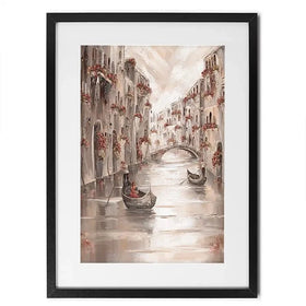 Peace In Venice Framed Art Print Peace In Venice Framed Art Print wall art product Isabella Karolewicz