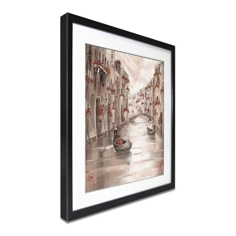 Peace In Venice Framed Art Print Peace In Venice Framed Art Print wall art product Isabella Karolewicz