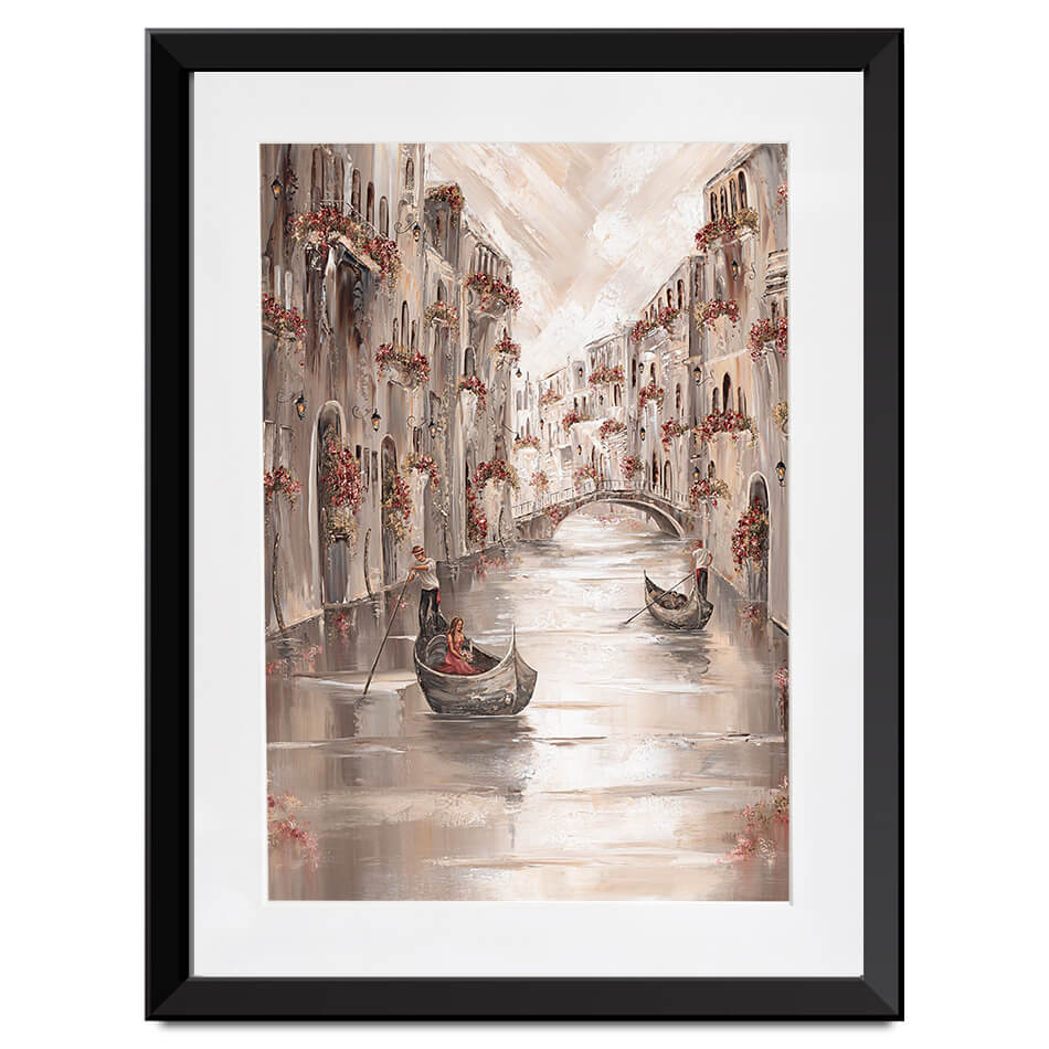 Peace In Venice Framed Art Print Peace In Venice Framed Art Print wall art product Isabella Karolewicz