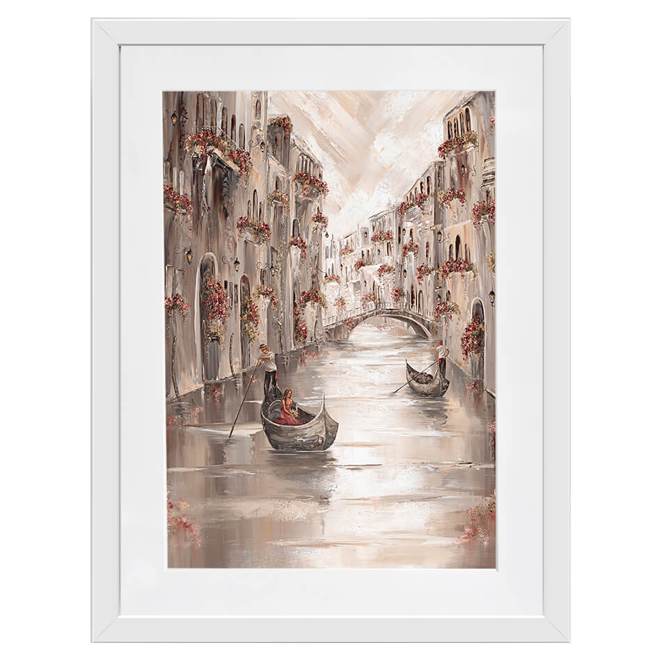 Peace In Venice Framed Art Print Peace In Venice Framed Art Print wall art product Isabella Karolewicz