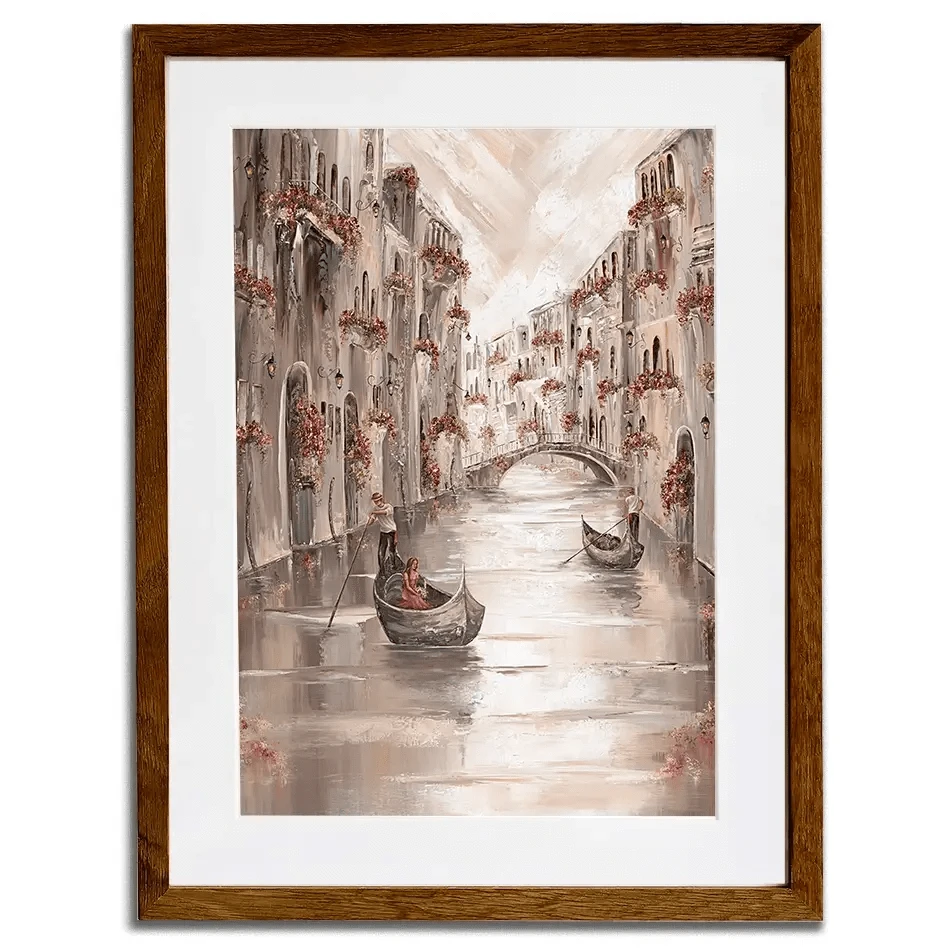 Peace In Venice Framed Art Print Peace In Venice Framed Art Print wall art product Isabella Karolewicz